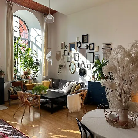 Wlokno - Sloneczny Loft U Scheiblera Apartment Lodz (Lodz)