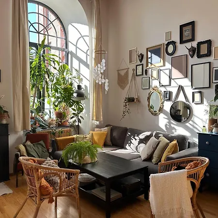 Wlokno - Sloneczny Loft U Scheiblera Daire Łódź